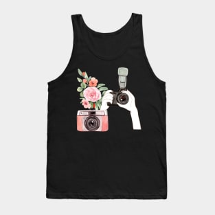 Beautiful Vintage Camera Collection Tank Top